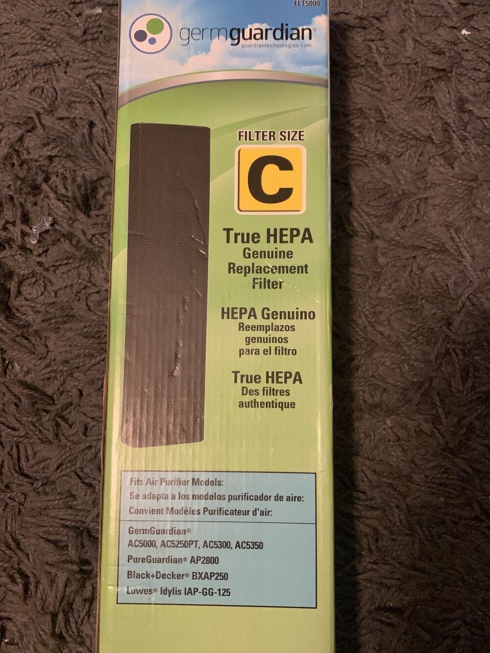 Germ Guardian FLT5000 True HEPA Genuine Replacement Filter C